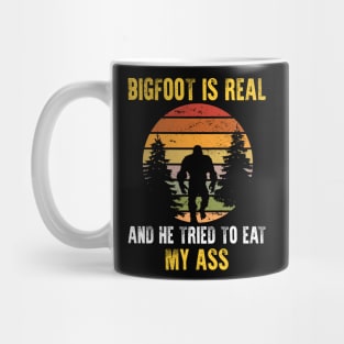 Bigfoot is Real - Funny Sasquatch Yeti Mug